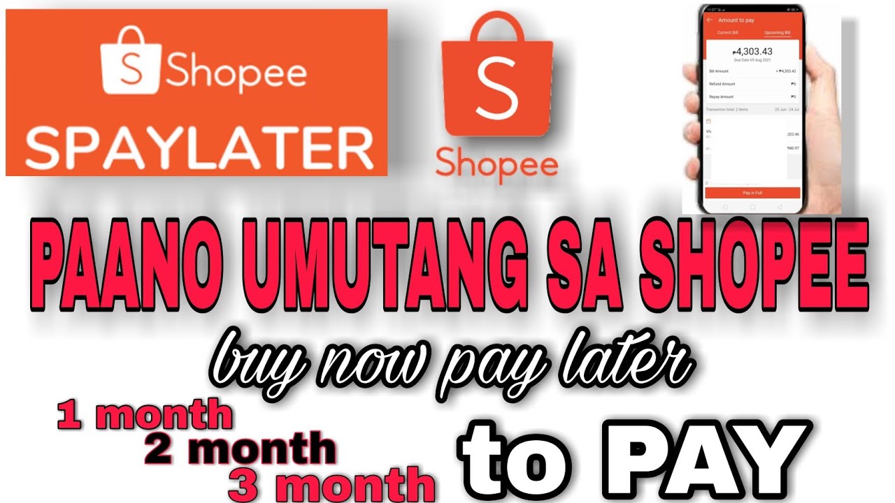 PAANO UMUTANG SA SHOPEE | HOW TO USE SHOPEE SPAYLATER BUY NOW PAY LATER