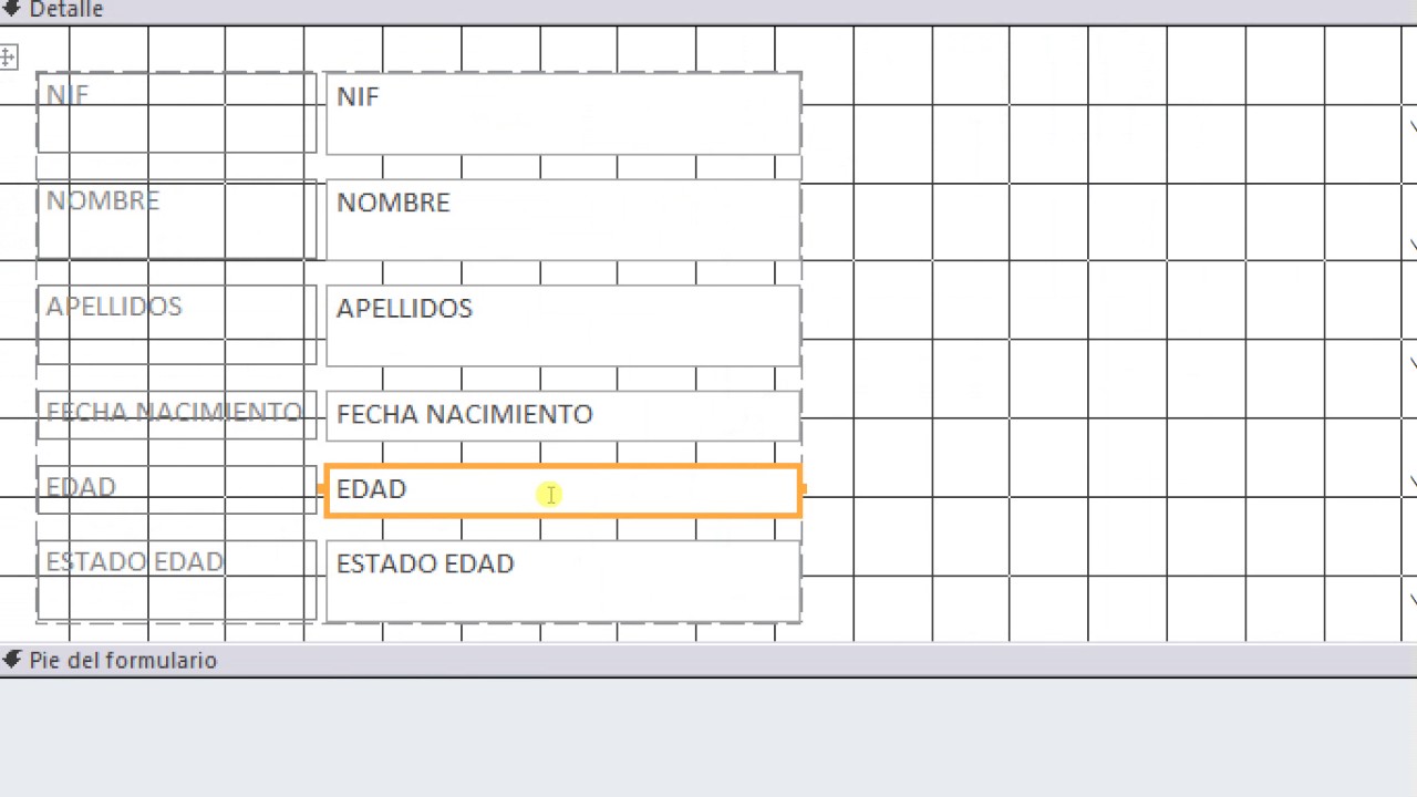 CALCULAR LA EDAD EN ACCESS PRIMERA PARTE . OFIMATICA FACIL CON MIGUEL ANGEL SIERRA