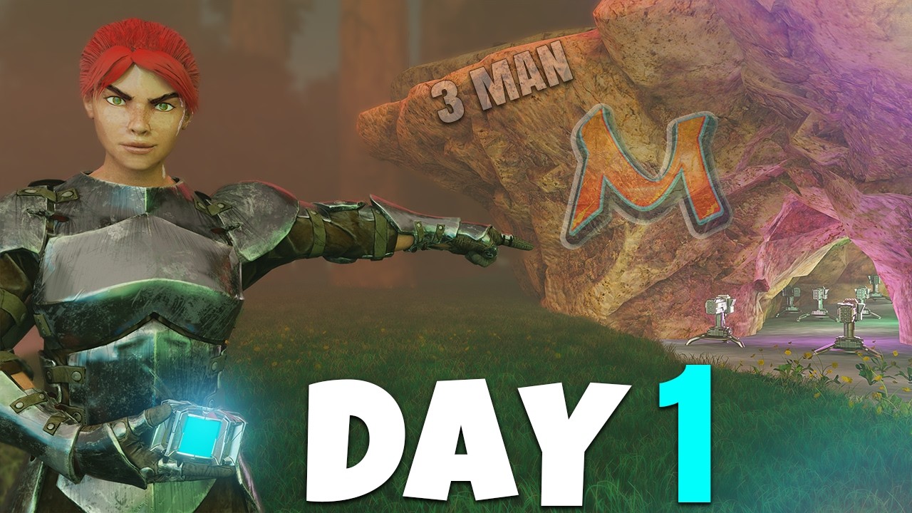 ARK MOVIE: HOW WE CLAIMED CENTERS BEST CAVE - MESA 3 MAN