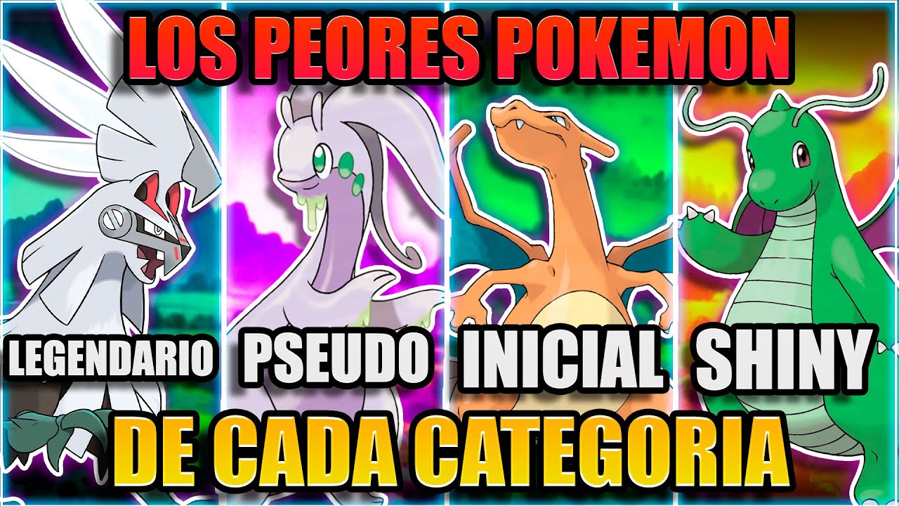 Los PEORES POKEMON de cada CATEGORIA