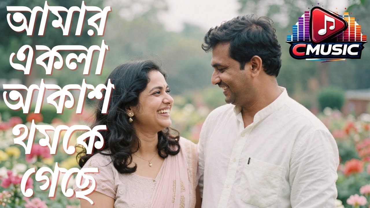 Amar Akla Akash Thomke Geche Rater Srote Veshe | আমার একলা আকাশ,থমকে গেছে রাতের স্রোতে ভেসে |
