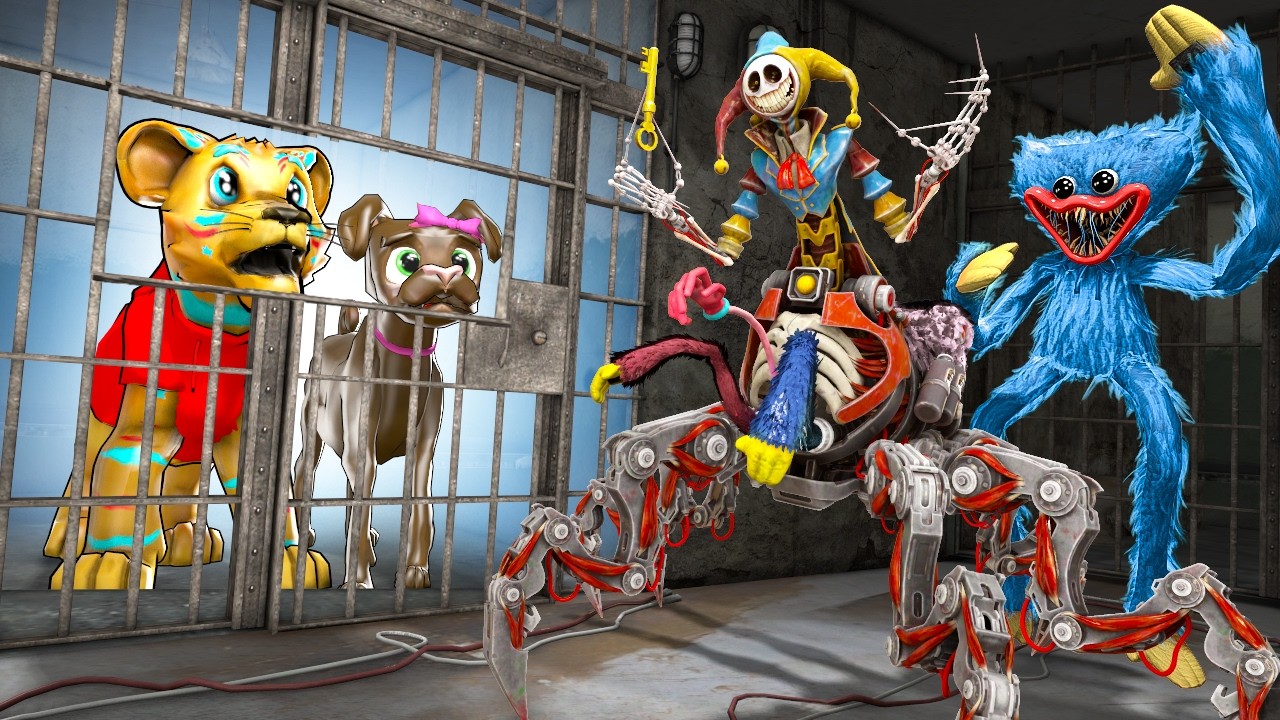 Escape POPPY PLAYTIME 5 prison... (Gmod Sandbox)
