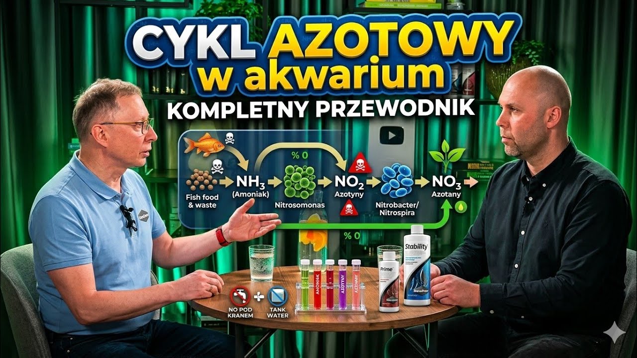 ​🌊 CYKL AZOTOWY W AKWARIUM – Jak go przyspieszyć i uniknąć błędów?