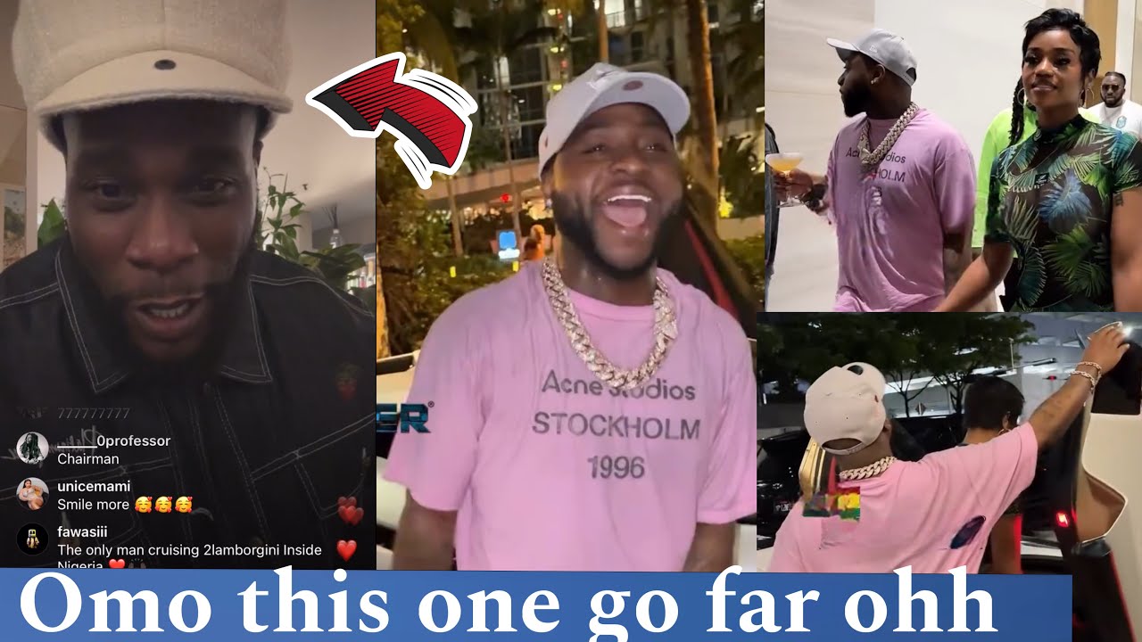 DAVIDO REPLY BURNA BOY AS HE SPLASH $950,000 FOR RING IN MIAMI LIVE & JIGAN SUE PORTABLE 1 BILLION