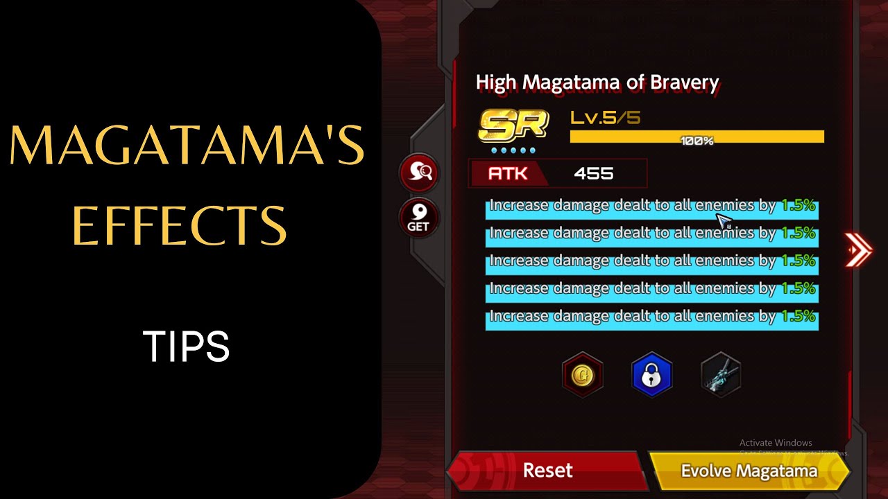Action Taimanin: Magatama's effects - Tips