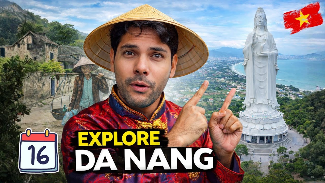Exploring Da Nang, Vietnam ! Beach, Buddha & City Life ! Day 16