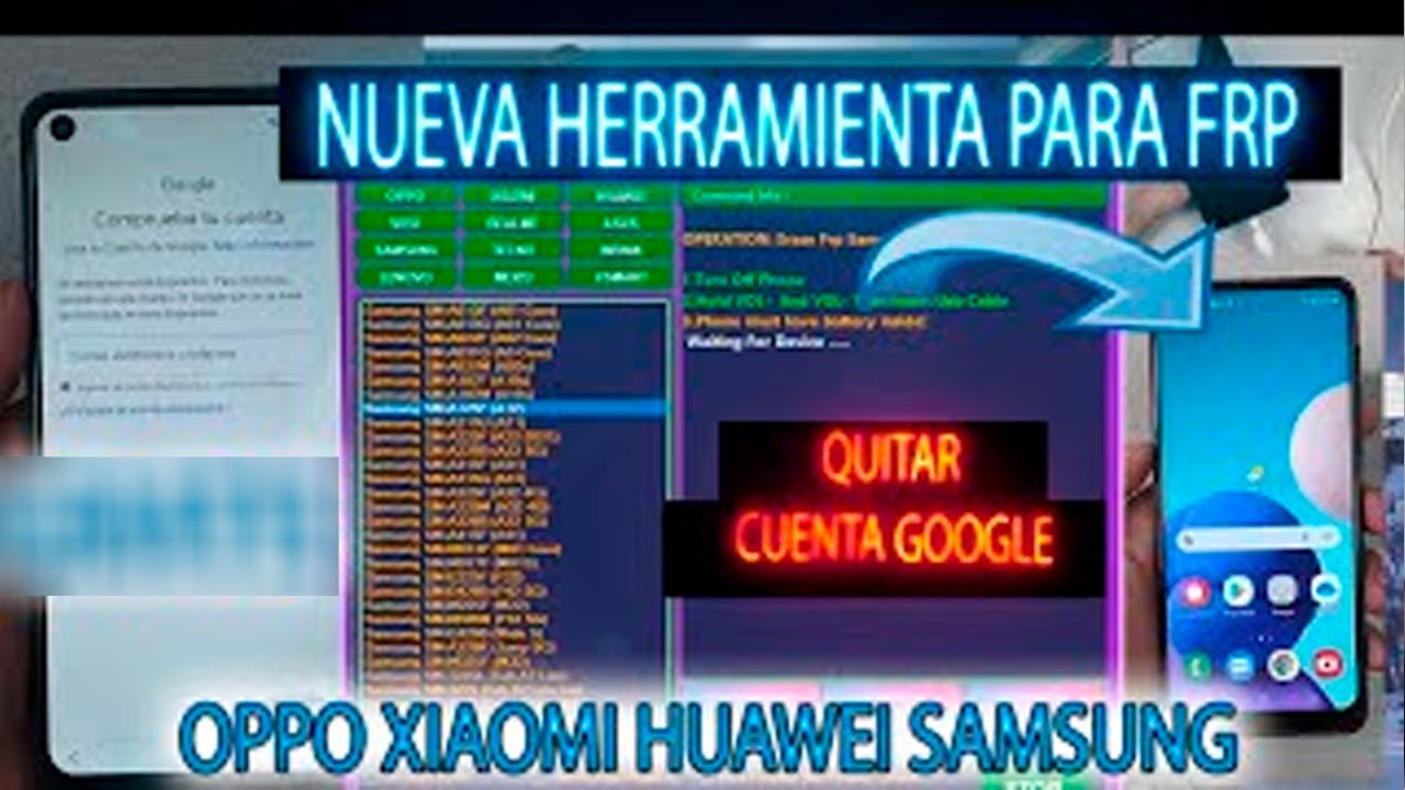 FRP SAMSUNG OPPO VIVO HUAWEI XIAOMI NUEVA HERRAMIENTA mtk tool para quitar CUENTAS GOOGLE