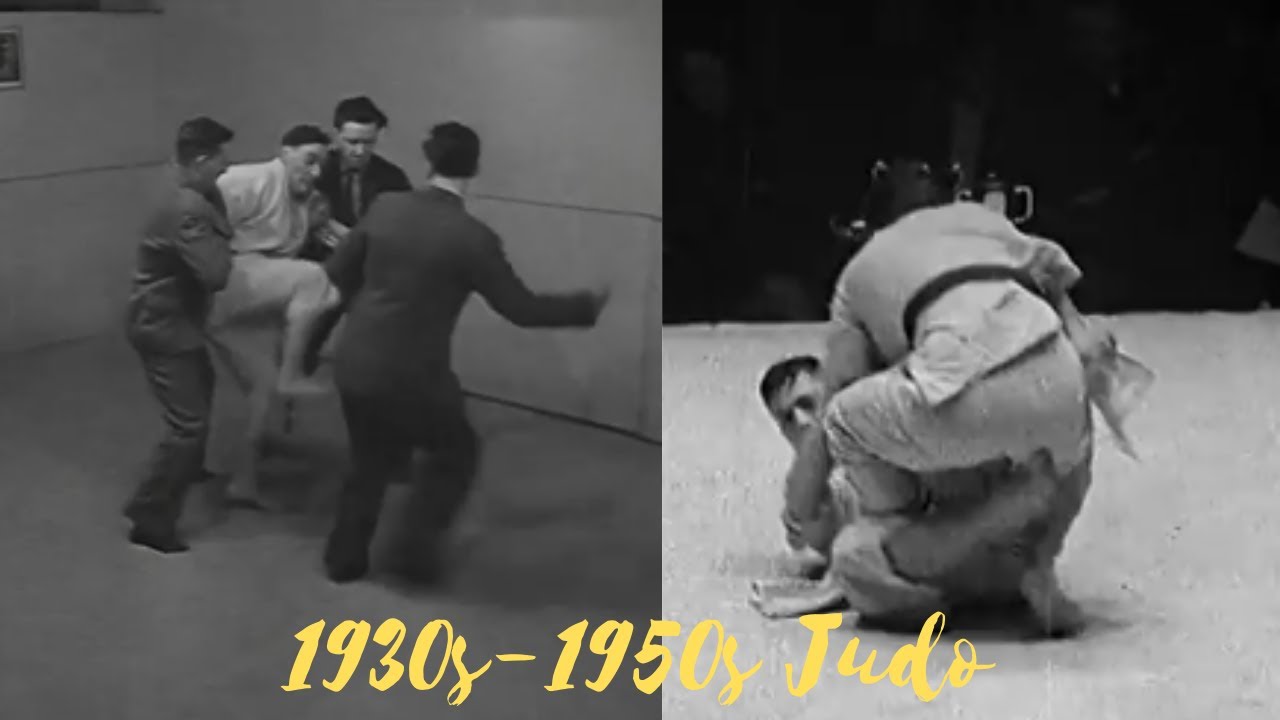 1930s Judo VS multiple attackers & randori