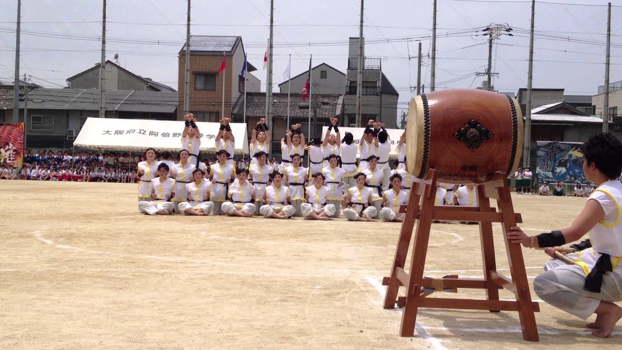 阿倍野高校体育祭　白虎団2013