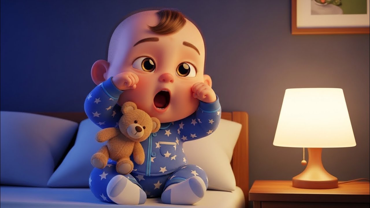 Sweet Toddler Bedtime Lullaby 🌙 | Moon & Stars Night Song for Kids 💤✨