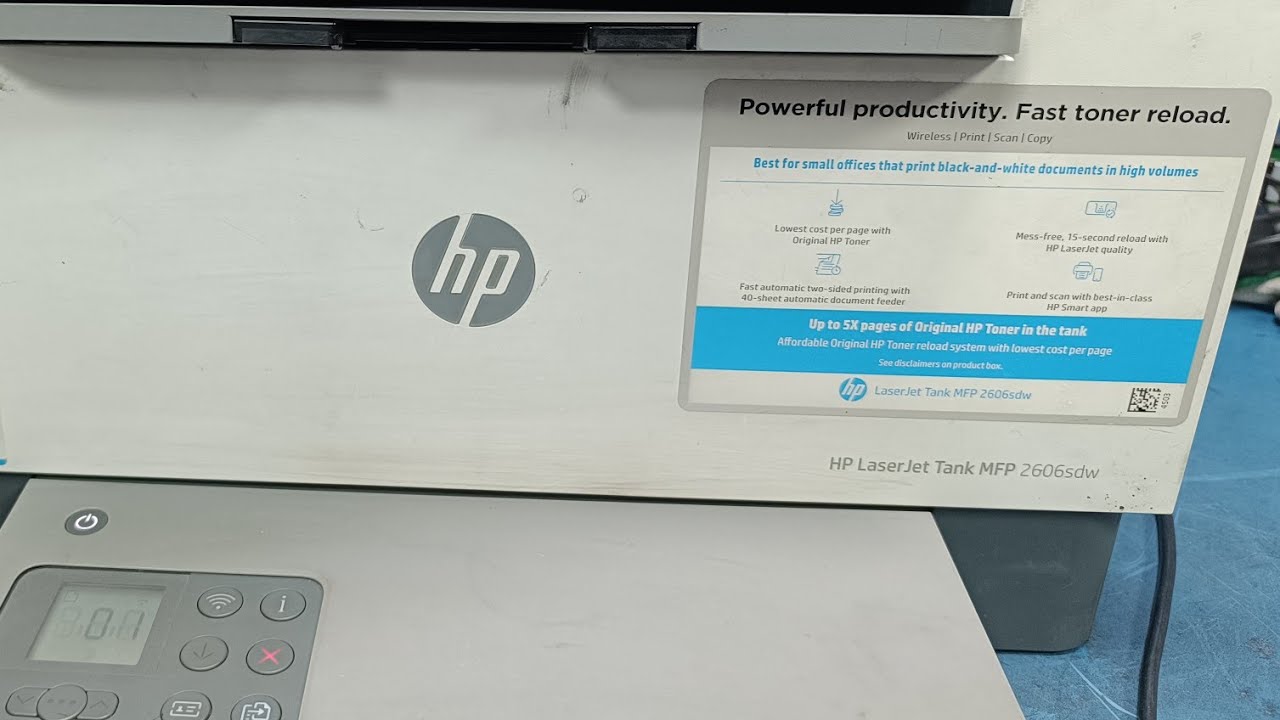 How to Repair HP LaserJet Tank MFP 2606sdw E2-06 Error | Duplex Paper Jam & Fuser Unit Service