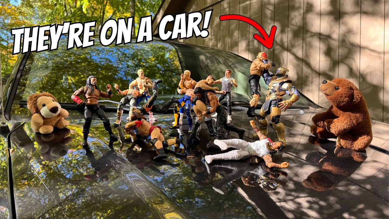 Суперзвёзды WWE сражаются с Таносом по всему Мультивселенной! - Матч фигурок WWE &laquo;Мультивселенско...