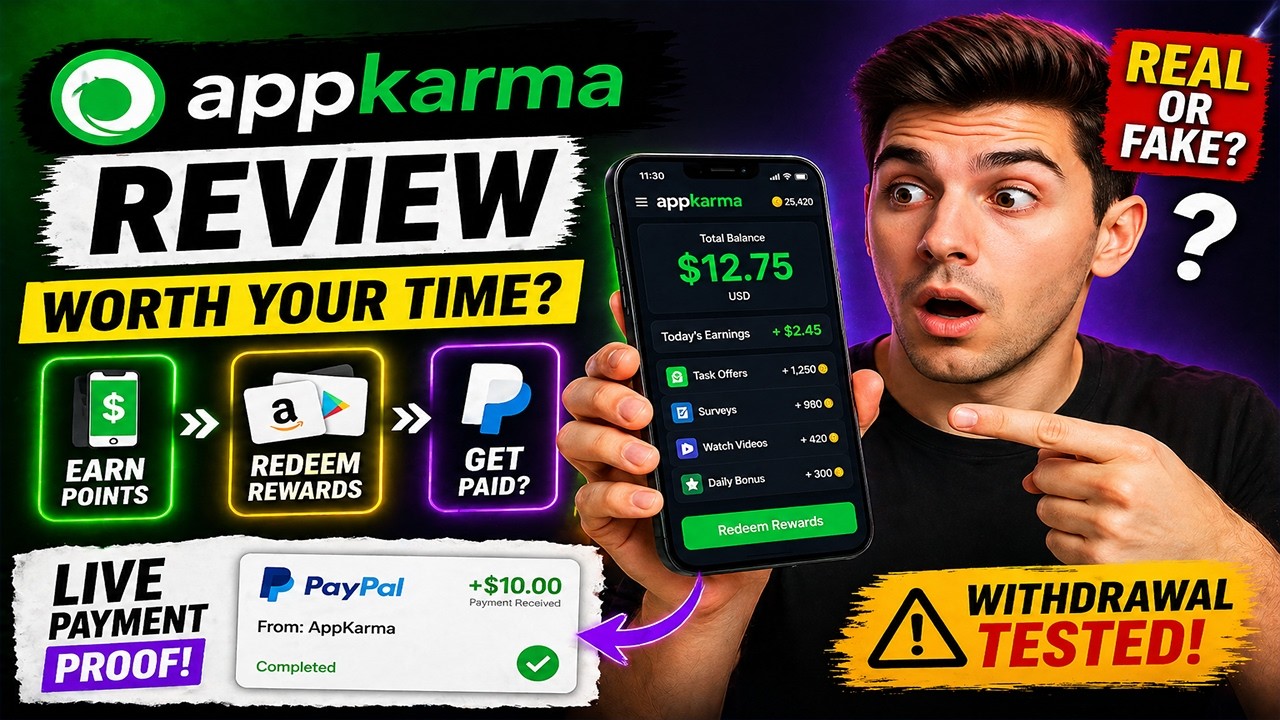 AppKarma Review | Real Withdrawal Test & Earnings System
