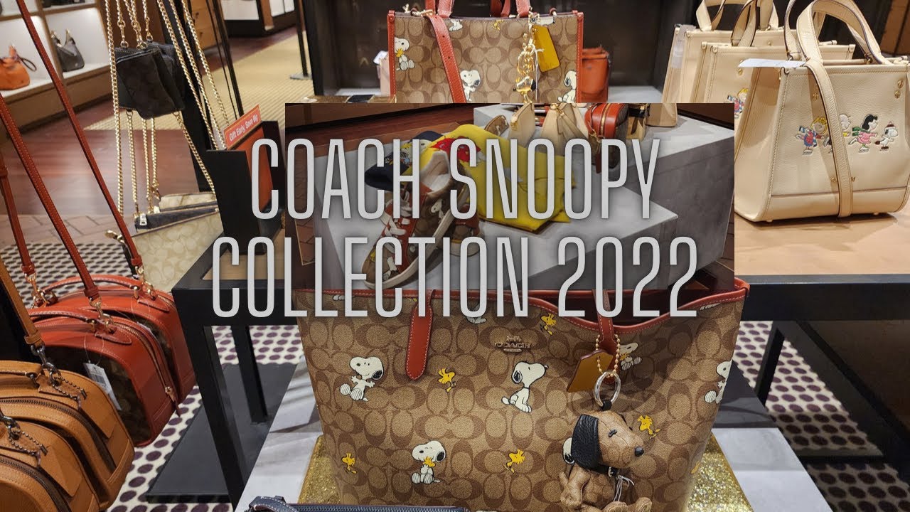COACH SNOOPY COLLECTION 2022 // BAGS// WALLETS // CLOTHES  // ETC.#viral #coachcollection #trending