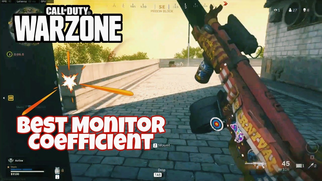 Call Of Duty Warzone : Best Monitor Coefficient Settings : Solo Rebirth Reloaded