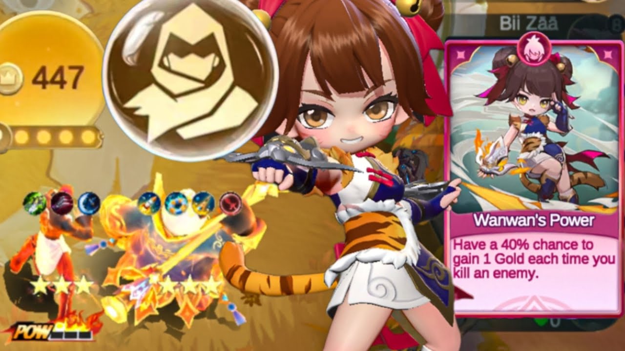 UNLIMITED GOLD USING WAN WAN | MAGIC CHESS GO GO META