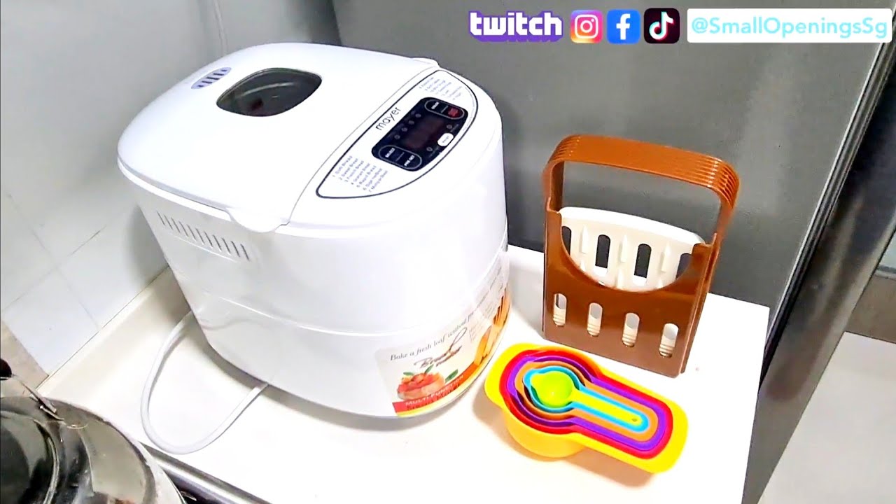 Mayer MMBM12 Bread Maker | 6 pcs Measuring Spoon set | Bread Slicer review.