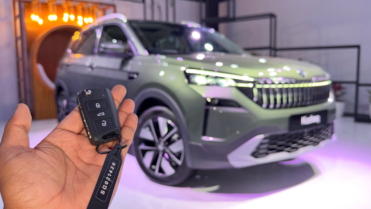 Skoda Kushaq Facelift 2026 - 1.0 L Tsi Shimla Green - Interiors, Features & Price ? 