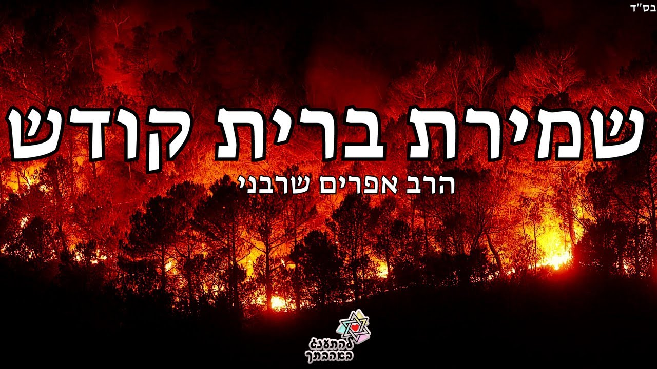 שמירת ברית קודש הרב אפרים שרבני בשיעור עוצמתי שיעשה לכם חיים מאושרים מלאים בברכה והצלחה שתפו לחברים🌍