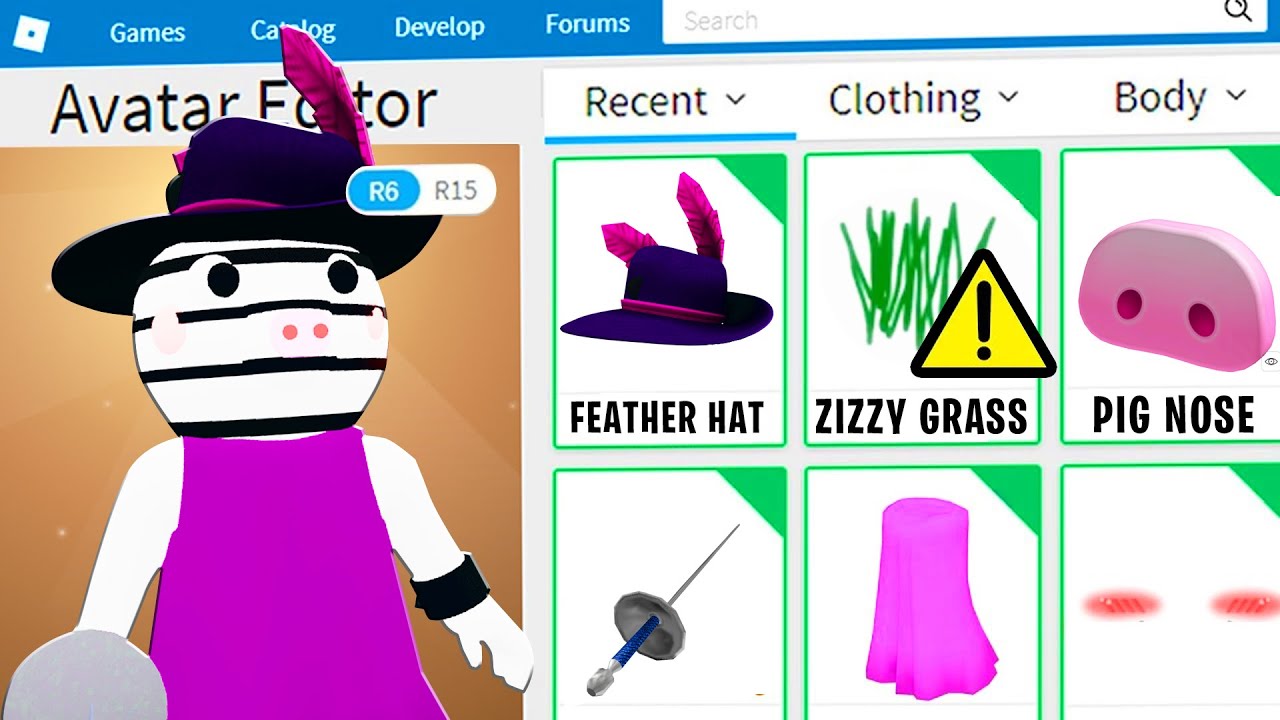 PIGGY DISGUISE TROLLING!! Pretending To Be FAKE ZIZZY The Zebra PIGGY In ROBLOX PIGGY!!