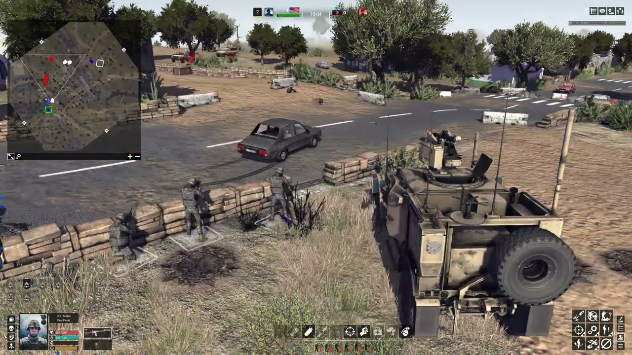 CALL TO ARMS Capture 2 Soldiers and MATV on the Defense Line
