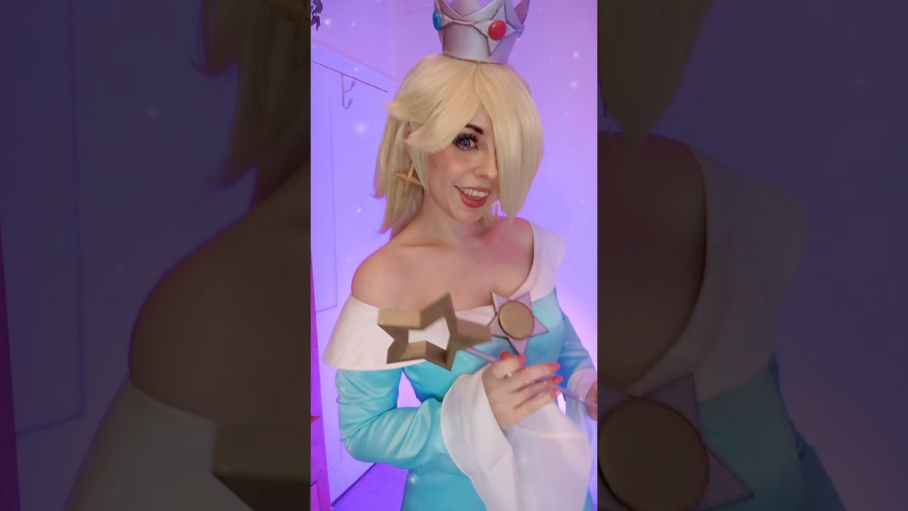 NEW COSPLAY! ✨ Princess Rosalina 👑 #nintendo #mario #cosplay #comiccon #rosalina #nintendoswitch