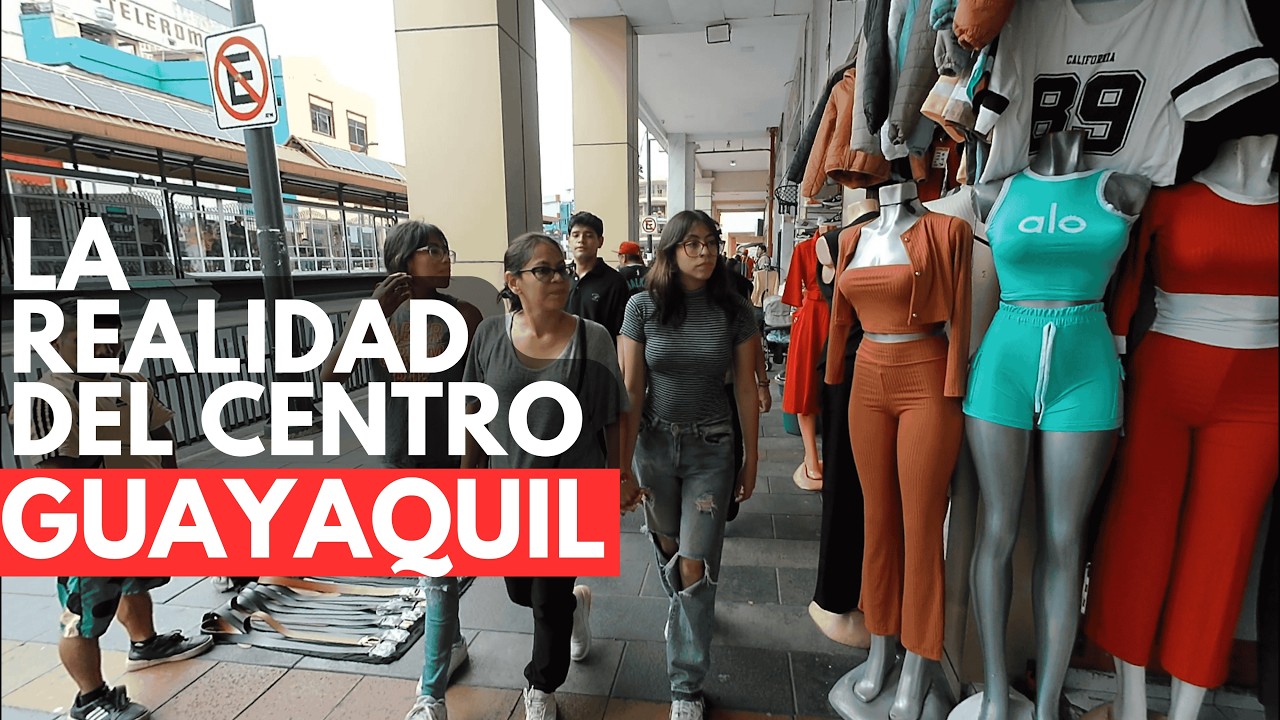 The Reality of GUAYAQUIL's Downtown Streets | 4K Walk
