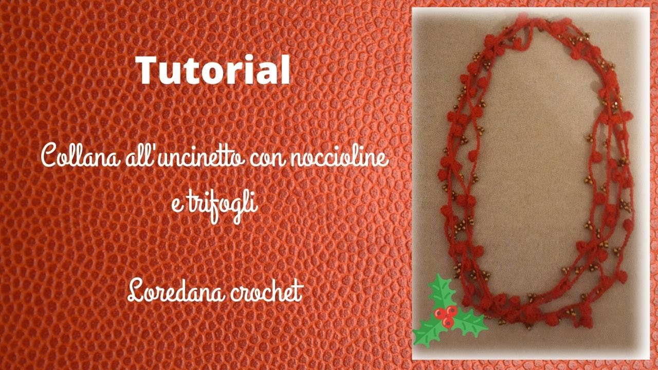 Collana uncinetto/Noccioline all'uncinetto/ Necklace crochet/Collar de ganchillo