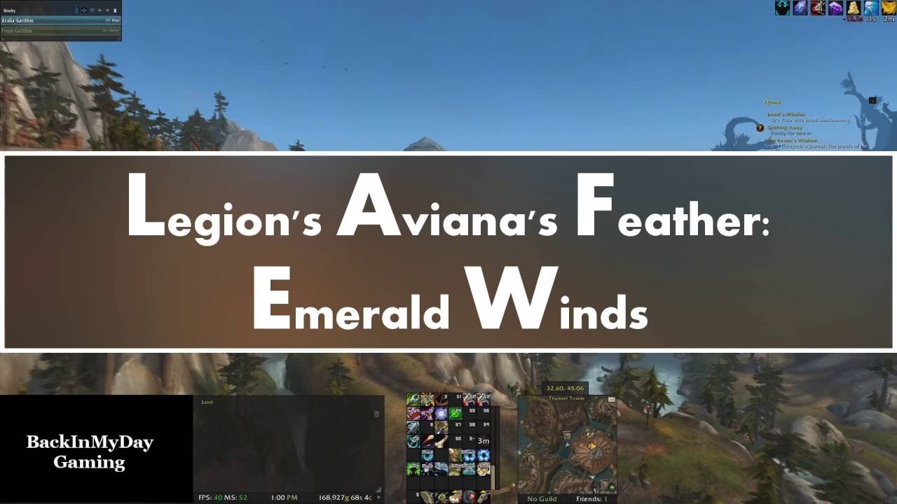 Legion's Aviana's Feather: Emerald Winds