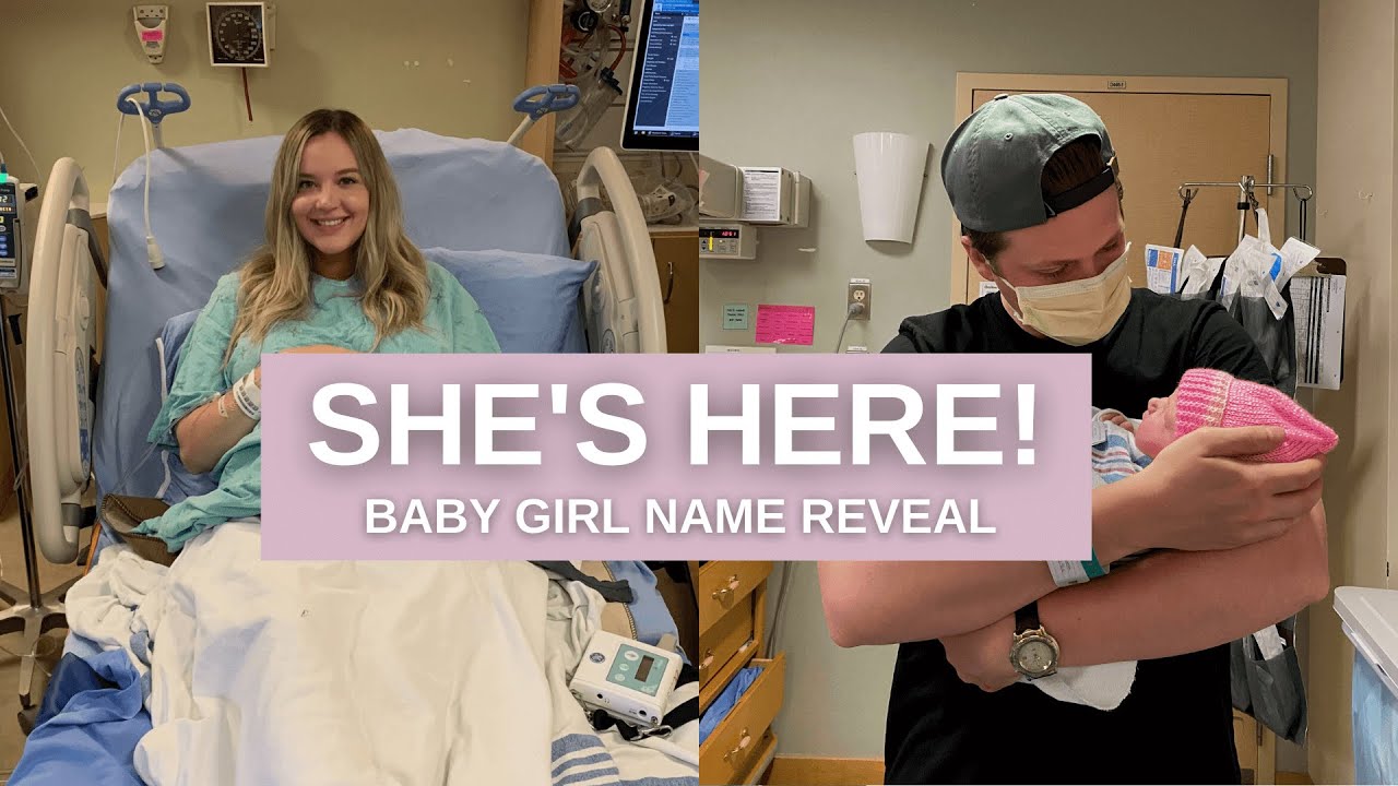SHE'S HERE! MEET OUR BABY GIRL + NAME REVEAL!