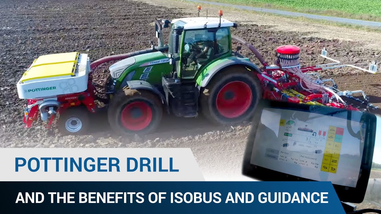POTTINGER Drill and the benefits of ISOBUS and Guidance
