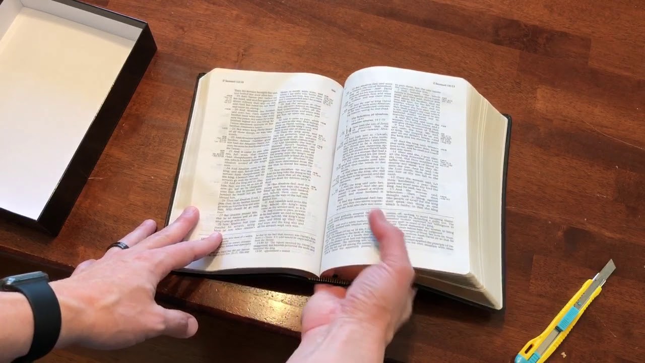 Ryrie KJV Genuine Leather Unboxing