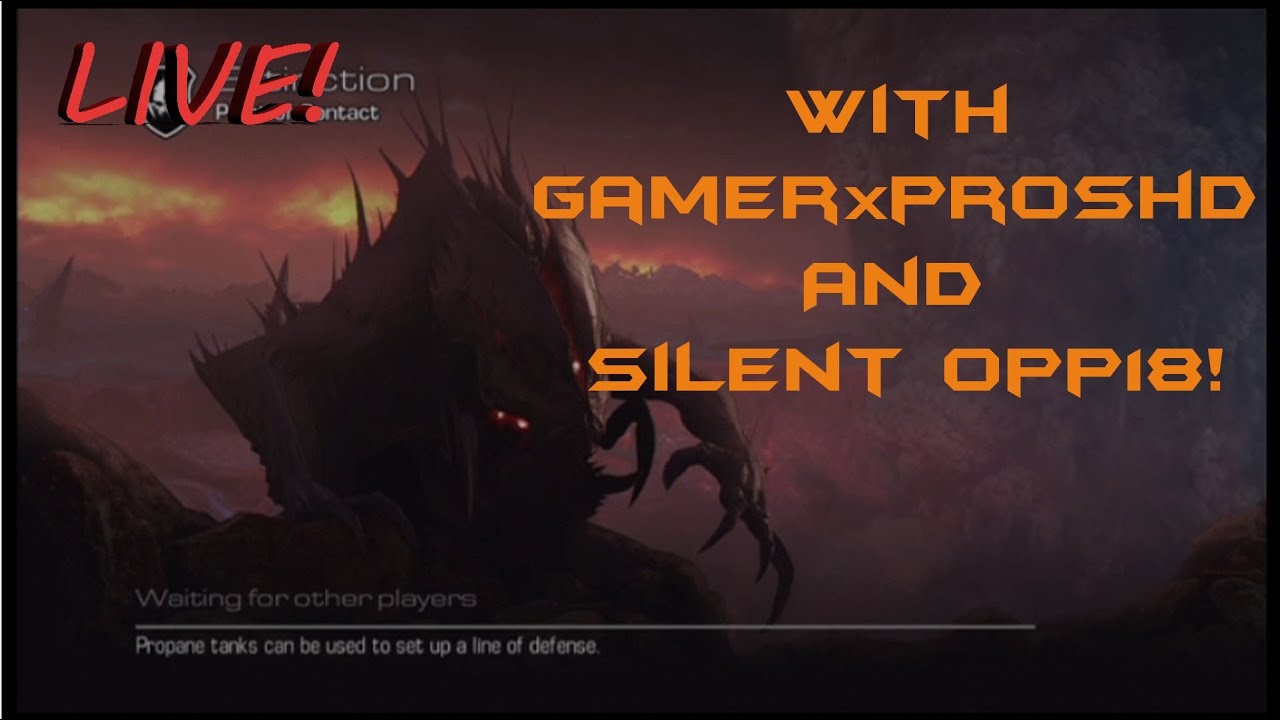 Cod Ghosts Extinction Mode Live Commentary With GamerxprosHD And SILENT OPP18