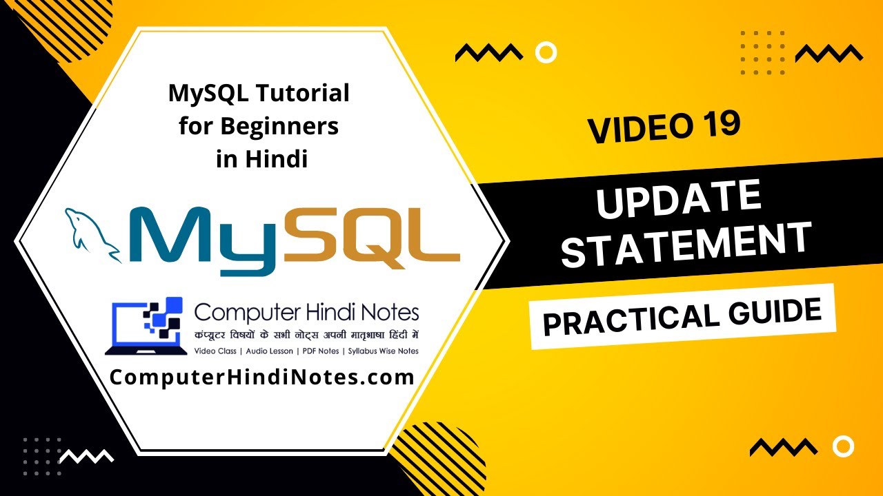 #19 MySQL Update Statement, 3 Ways to update Table Records