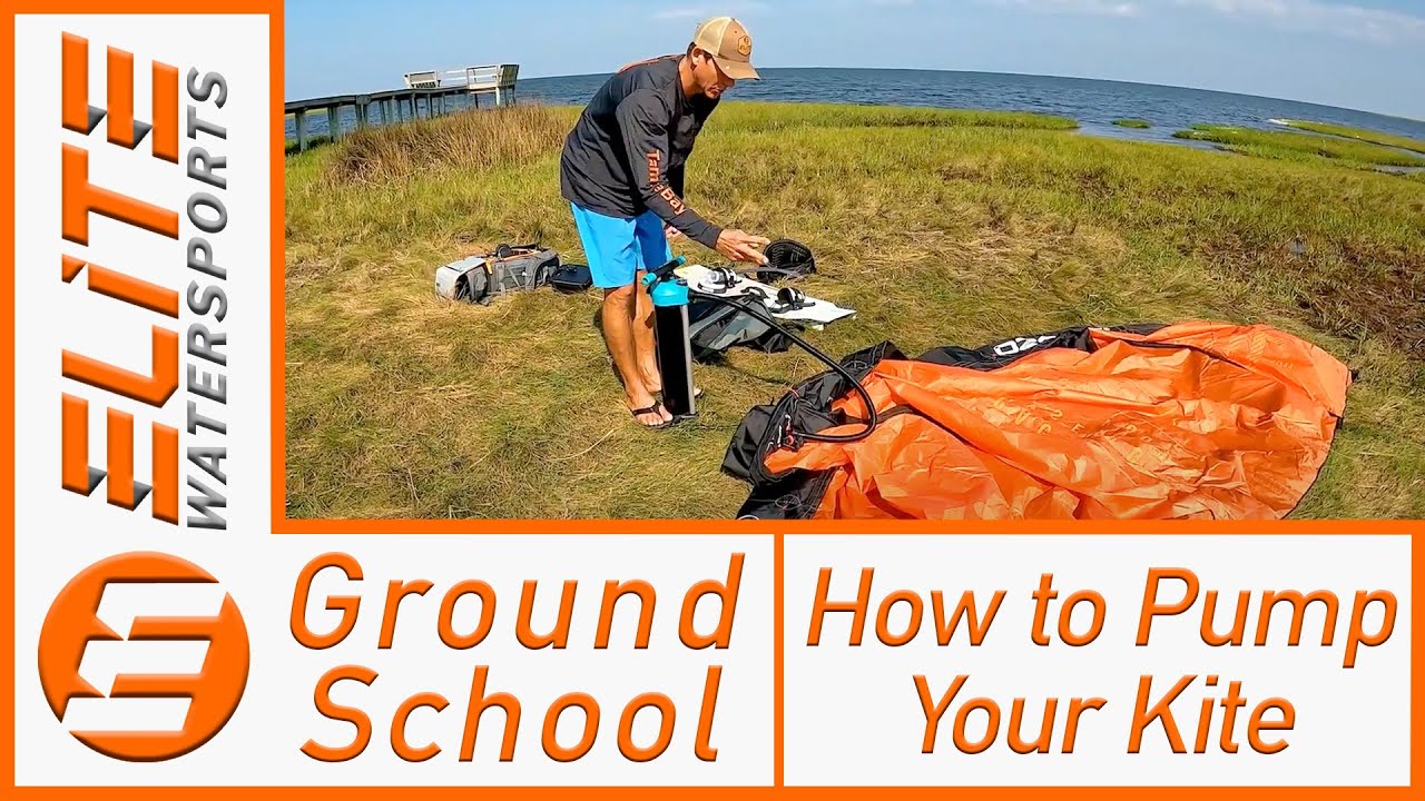 Kiteboarding Ground School - How to Pump Your Kite