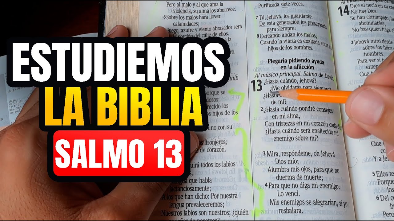 Cómo ESTUDIAR la BIBLIA correctamente Salmo 13