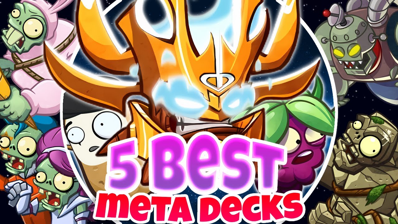 TOP 5 BEST META DECKS In PvZ Heroes!