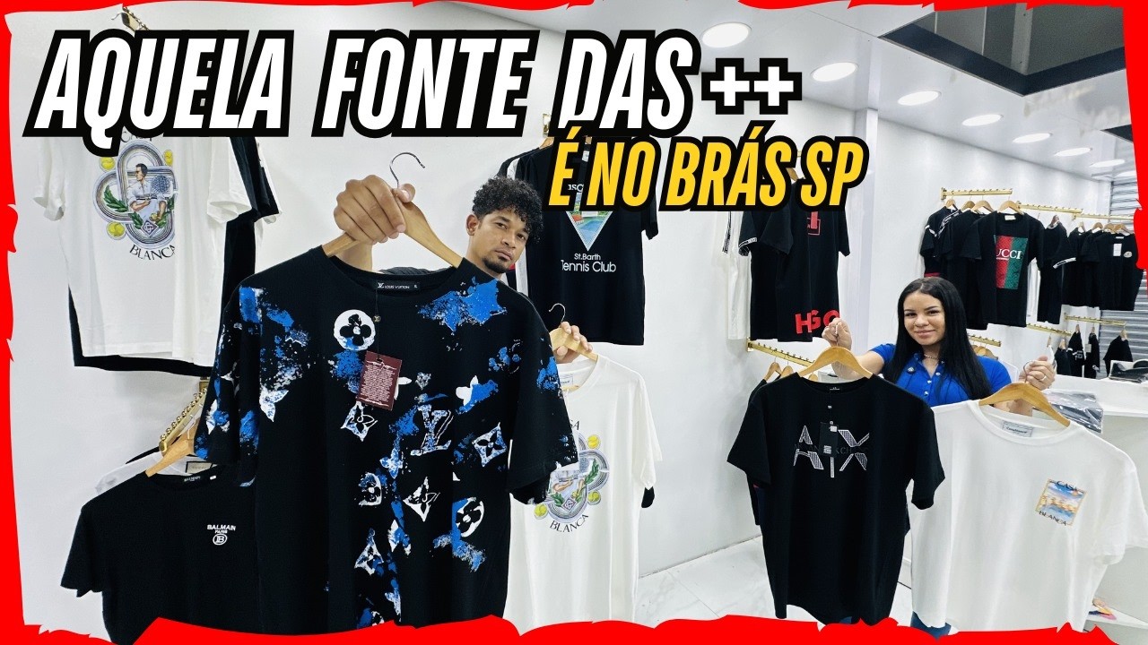 📍💰 FONTE DE CAMISETAS PREMIUM DIRETO DO FABRICANTE NO BRÁS - SP 📍💰
