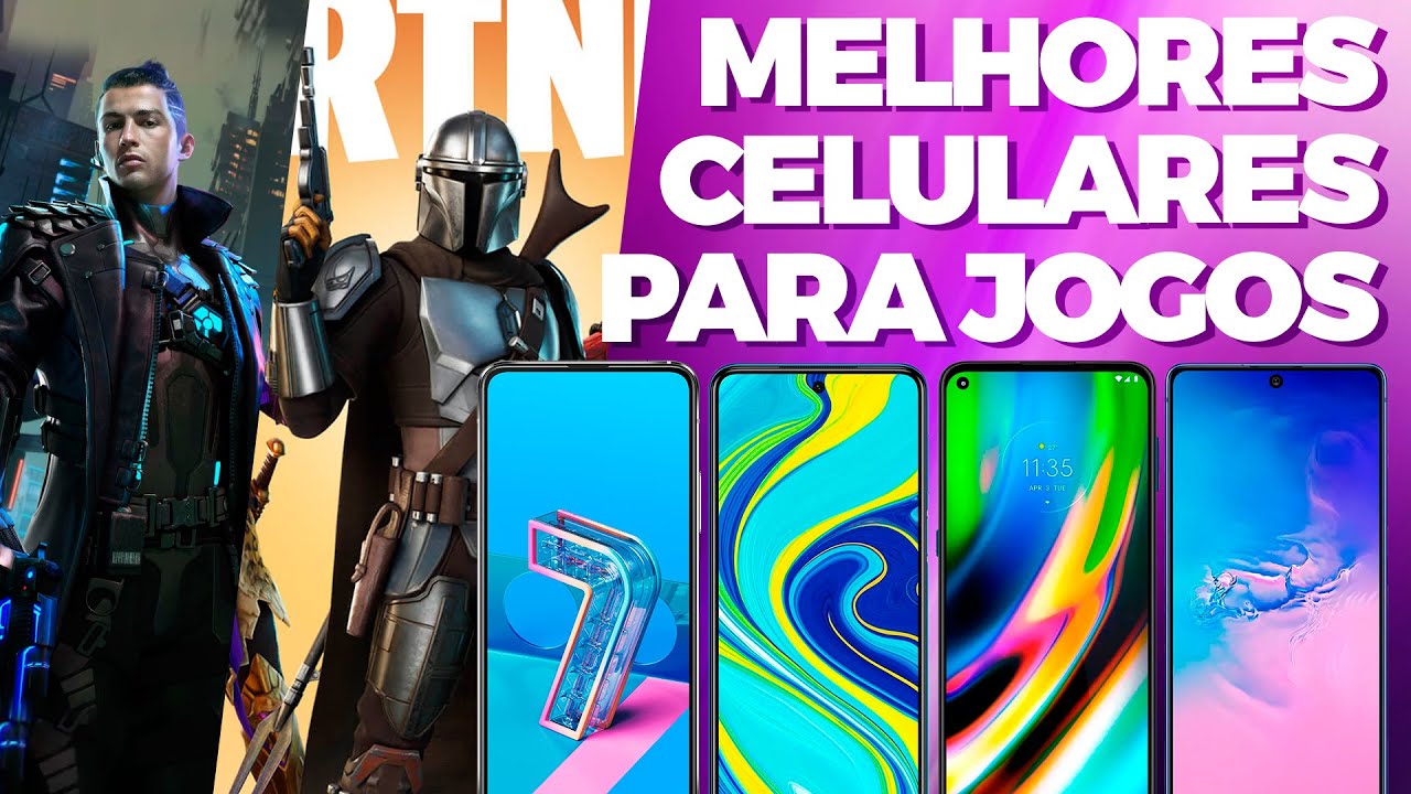 10 MELHORES CELULARES PARA JOGAR / 2021 - RODA LISO