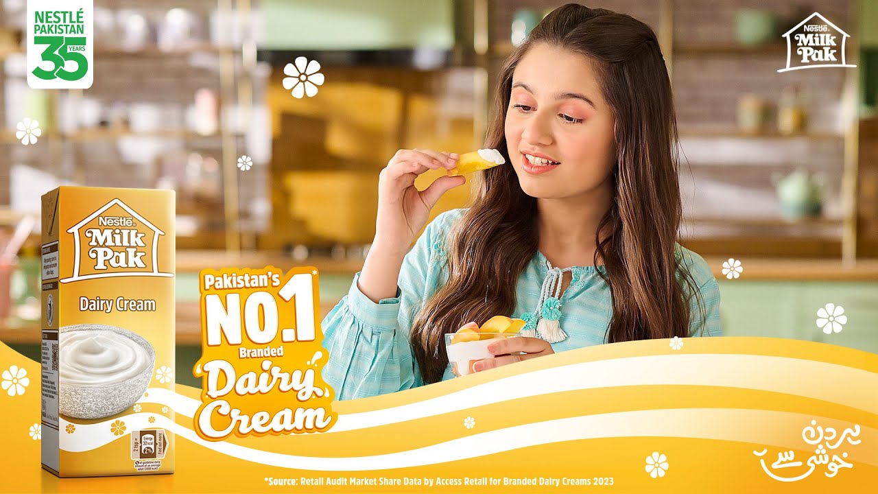 Peaches and Cream with NESTL&Eacute; MILKPAK Cream