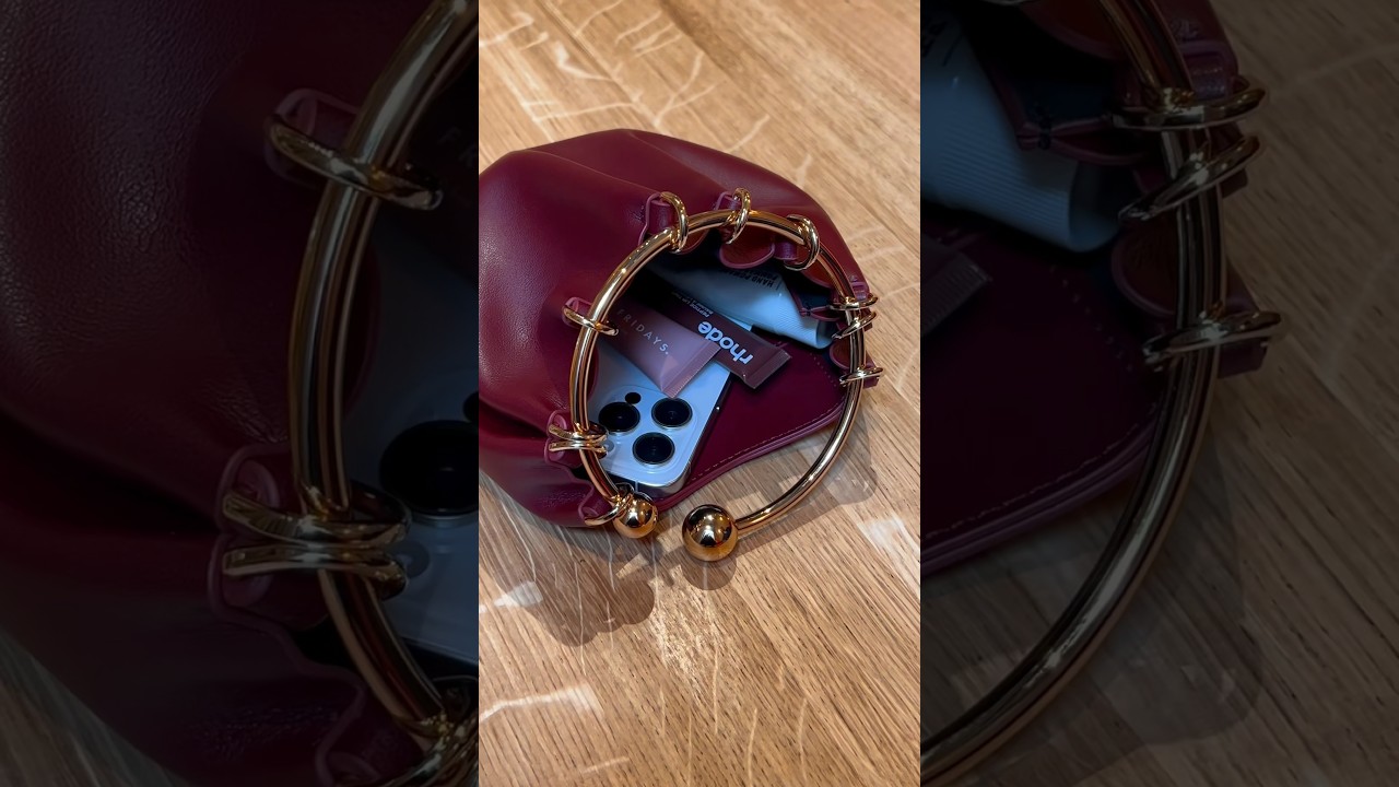 People often ask if our Ring Handle Bag fits the iPhone Pro Max &ndash; the answer is yes! #whatsinmybag