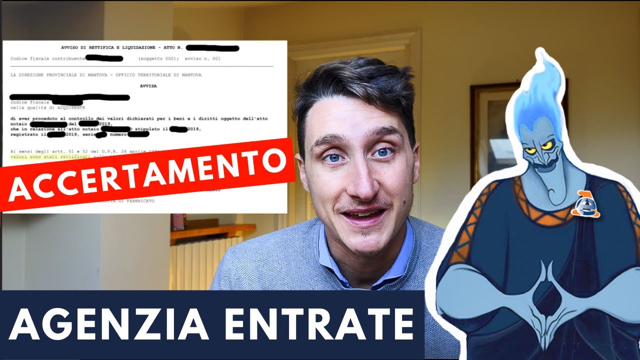 Accertamento dell'Agenzia delle Entrate per l'acquisto di un immobile ⚠️ | Cosa è successo?