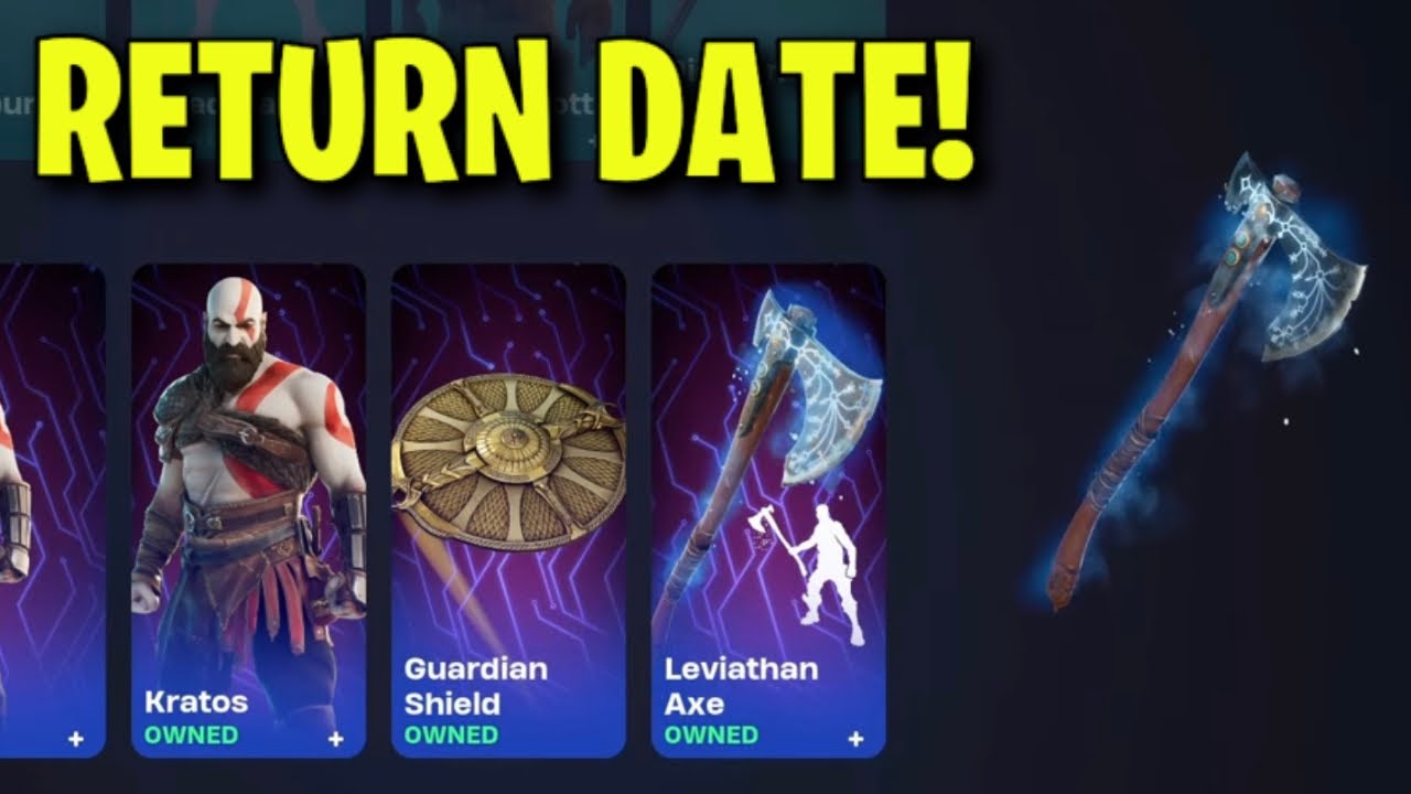 LEVIATHAN AXE RETURN RELEASE DATE in FORTNITE ITEM SHOP! (June 2026?!)