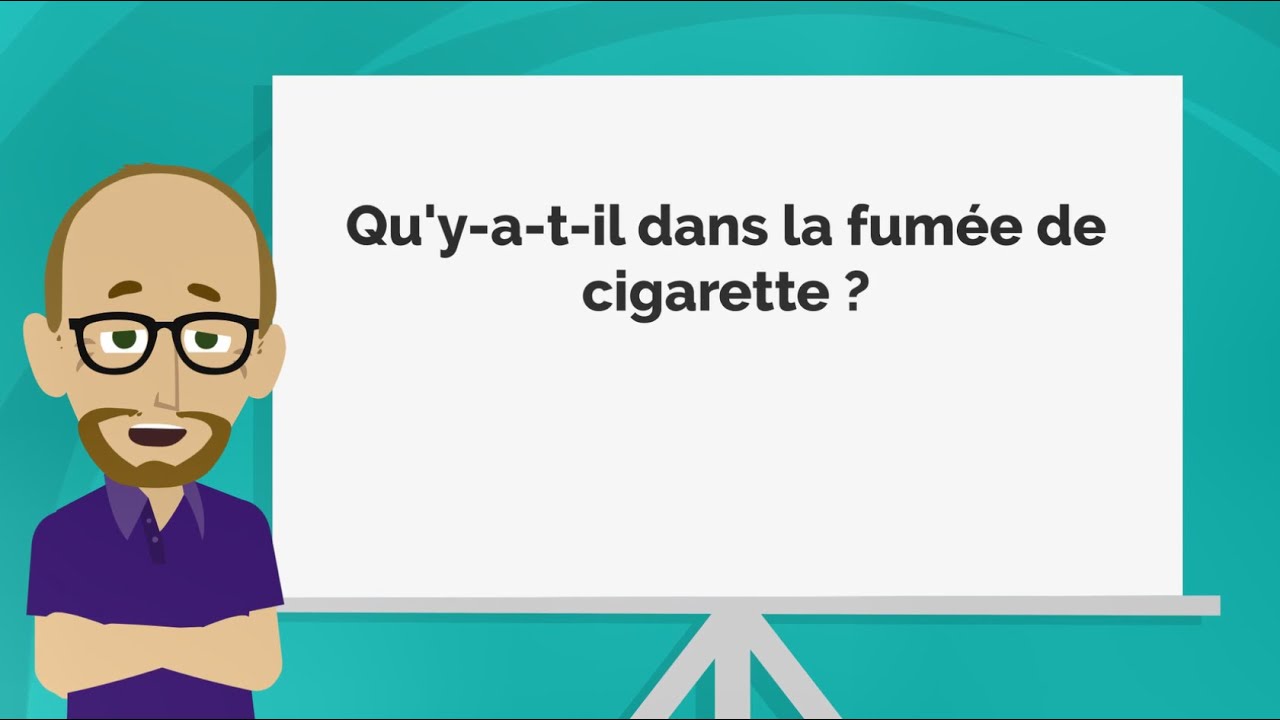 Qu'y-a-t-il dans la fum&eacute;e de cigarette ?