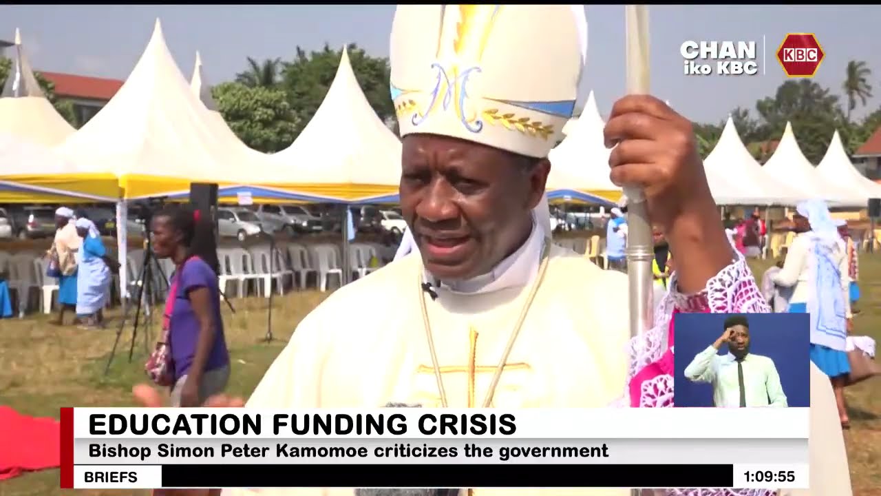 Bishop Kamomoe criticizes government for failing to fund free education