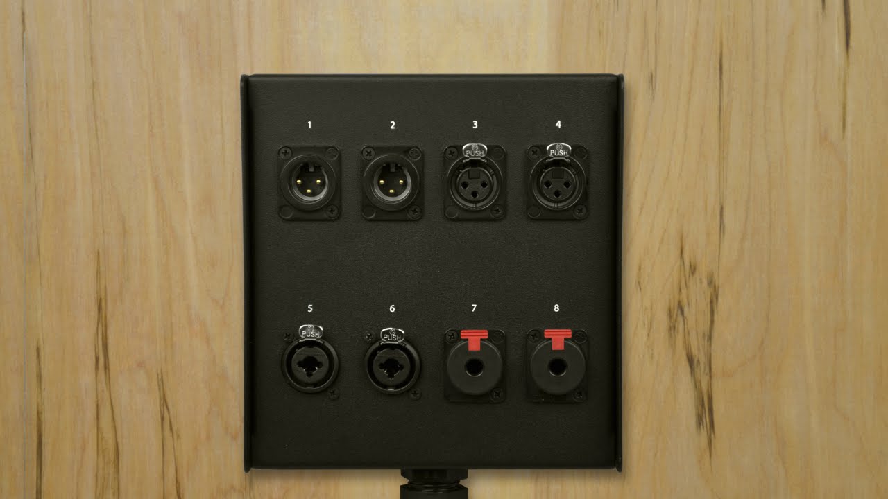 How to mount studio wall box - hardwood wall | Pro Audio LA