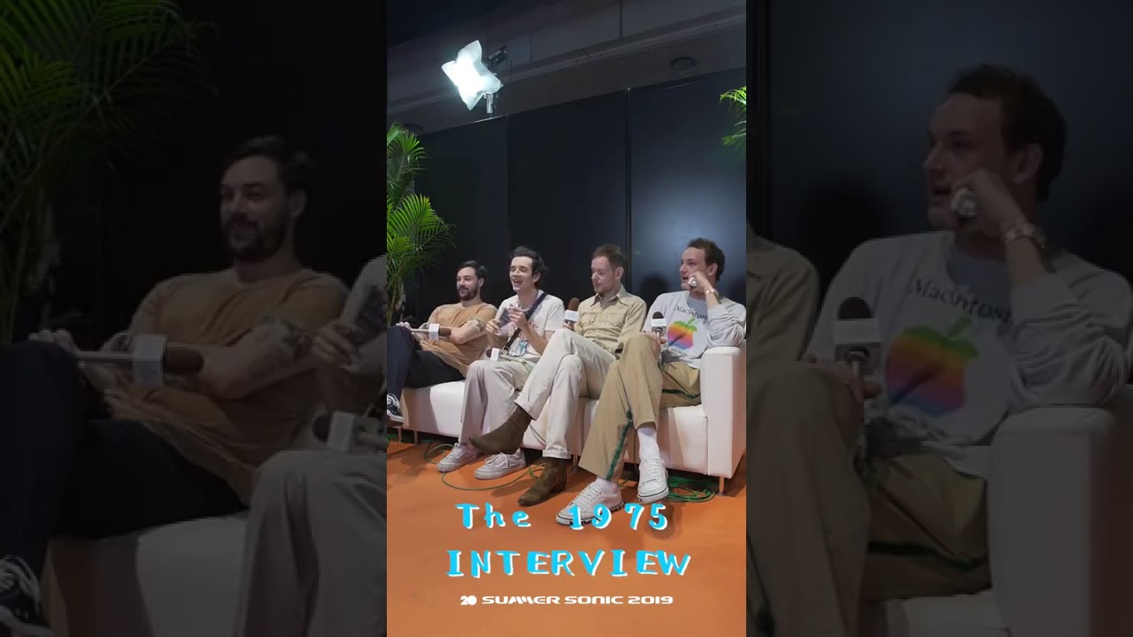 THE 1975 INTERVIEW | Summer Sonic 2019 JAPAN