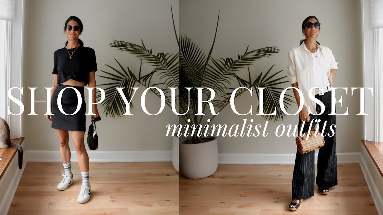 Shop Your Closet For Minimalist Outfits | Slow Fashion