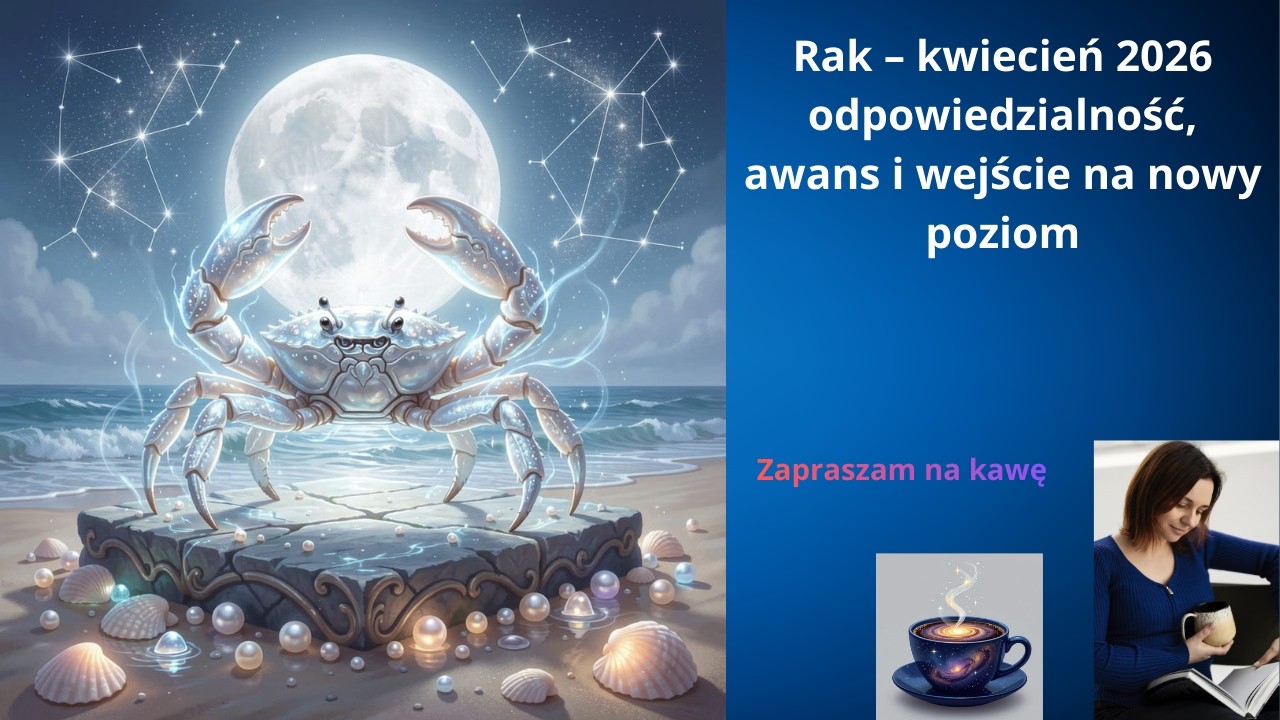 Rak – kwiecień 2026 | odpowiedzialność, awans i wejście na nowy poziom