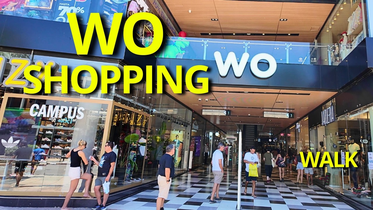 El nuevo Shopping WO de Carlos Paz  | Recorrido completo a pie | Walking Tour 4K